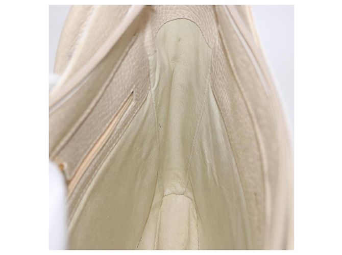 Borsa a tracolla LOEWE in pelle Ivory Gold Auth 197848 D'oro Crudo - vista 19