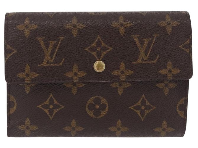 LOUIS VUITTON Monogram Porte TresorEtui Papie Wallet M61202 LV Auth 199402 Monogramma - vista 13