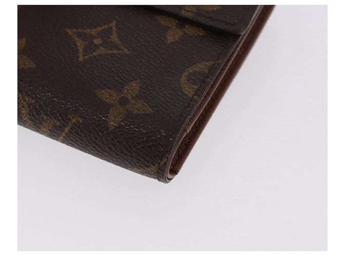 LOUIS VUITTON Monogram Porte TresorEtui Papie Wallet M61202 LV Auth 199402 Monogramma - vista 14