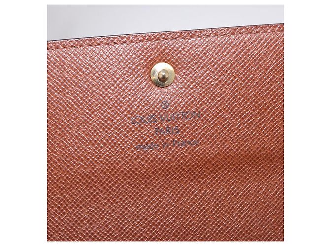 LOUIS VUITTON Monogram Porte TresorEtui Papie Wallet M61202 LV Auth 199402 Monogramma - vista 18