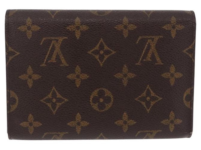 LOUIS VUITTON Monogram Porte TresorEtui Papie Wallet M61202 LV Auth 199402 Monogramma - vista 2