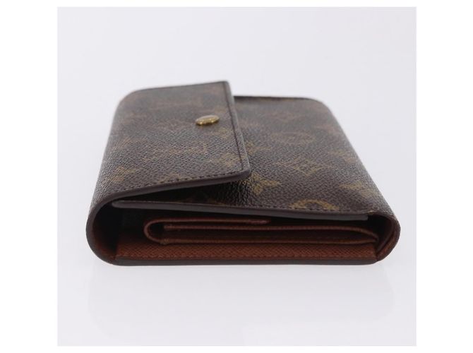 LOUIS VUITTON Monogram Porte TresorEtui Papie Wallet M61202 LV Auth 199402 Monogramma - vista 4