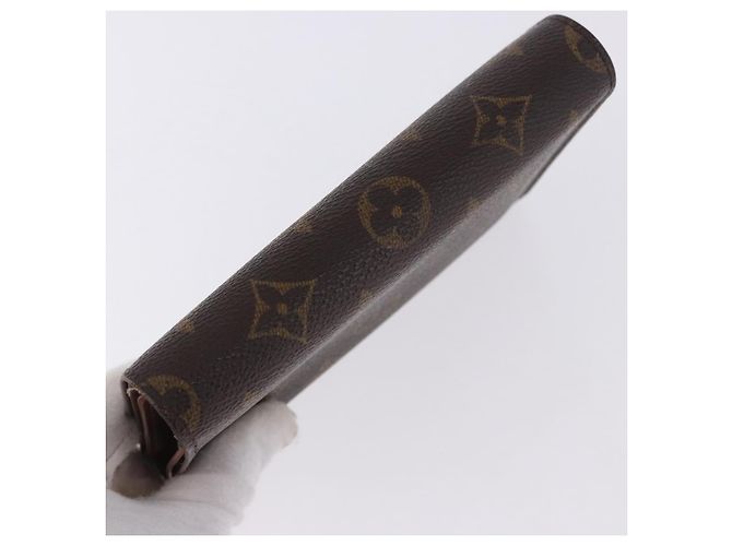 LOUIS VUITTON Monogram Porte TresorEtui Papie Wallet M61202 LV Auth 199402 Monogramma - vista 5