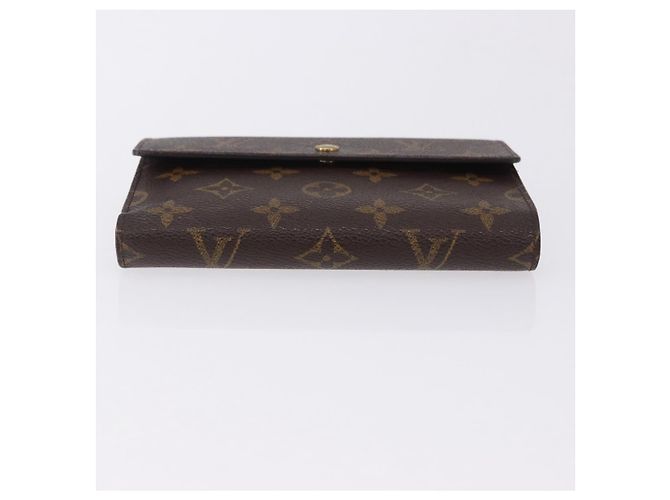 LOUIS VUITTON Monogram Porte TresorEtui Papie Wallet M61202 LV Auth 199402 Monogramma - vista 6