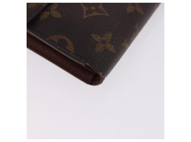 LOUIS VUITTON Monogram Porte TresorEtui Papie Wallet M61202 LV Auth 199402 Monogramma - vista 7