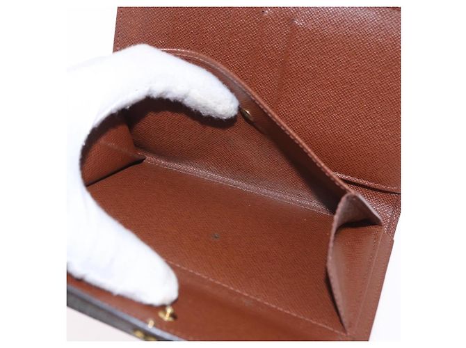 LOUIS VUITTON Monogram Porte TresorEtui Papie Wallet M61202 LV Auth 199402 Monogramma - vista 9