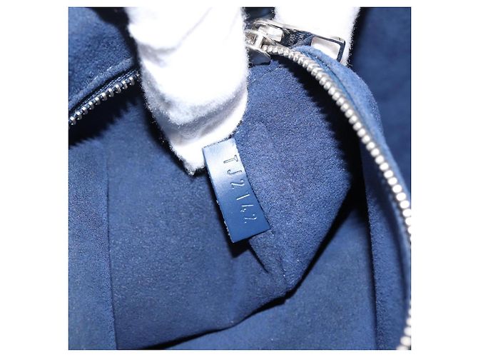 Borsa a tracolla LOUIS VUITTON Epi Petit Noe Indigo M40675 LV Auth 201946A Blu - vista 12