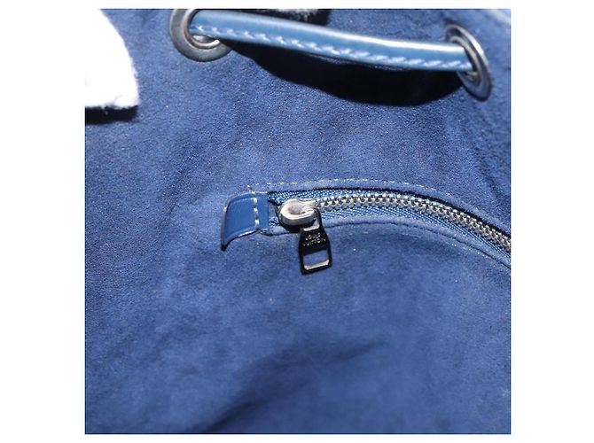 Borsa a tracolla LOUIS VUITTON Epi Petit Noe Indigo M40675 LV Auth 201946A Blu - vista 19