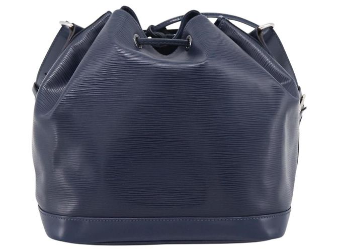 Borsa a tracolla LOUIS VUITTON Epi Petit Noe Indigo M40675 LV Auth 201946A Blu - vista 2