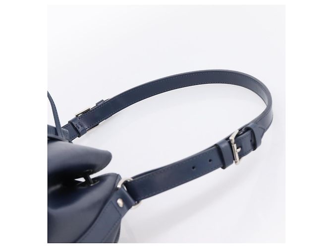 Borsa a tracolla LOUIS VUITTON Epi Petit Noe Indigo M40675 LV Auth 201946A Blu - vista 8