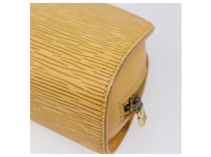 LOUIS VUITTON Epi Dauphine PM Pouch Yellow M48449 LV Auth hk4081 Giallo - vista 15