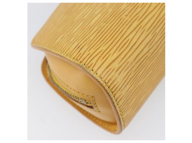 LOUIS VUITTON Epi Dauphine PM Pouch Yellow M48449 LV Auth hk4081 Giallo - vista 16