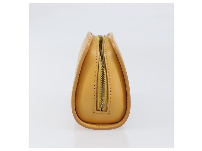 LOUIS VUITTON Epi Dauphine PM Pouch Yellow M48449 LV Auth hk4081 Giallo - vista 3