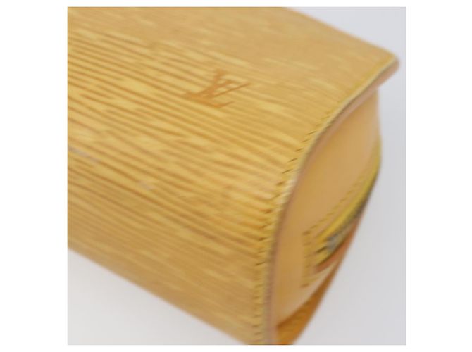 LOUIS VUITTON Epi Dauphine PM Pouch Yellow M48449 LV Auth hk4081 Giallo - vista 8