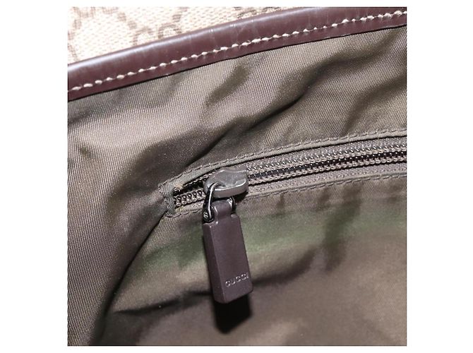 Borsa a tracolla GUCCI GG Supreme PVC Beige 222291 Auth 202237 - vista 20