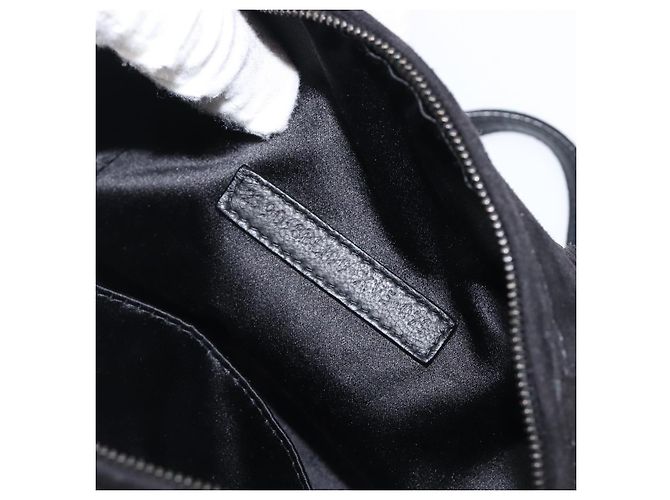 Borsa a mano FENDI Suede Black Silver Auth ka6006A Nero Argento - vista 12