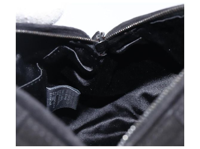 Borsa a mano FENDI Suede Black Silver Auth ka6006A Nero Argento - vista 21
