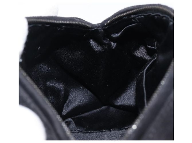 Borsa a mano FENDI Suede Black Silver Auth ka6006A Nero Argento - vista 22