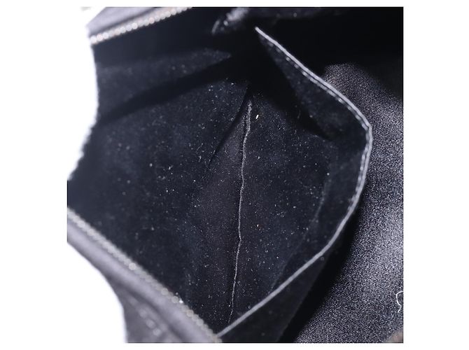Borsa a mano FENDI Suede Black Silver Auth ka6006A Nero Argento - vista 23