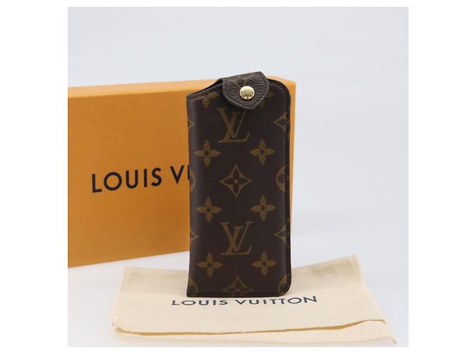LOUIS VUITTON Monogram Etui Lunette PM Estuche para Gafas M66545 LV Auth 202017A Monograma - vista 12