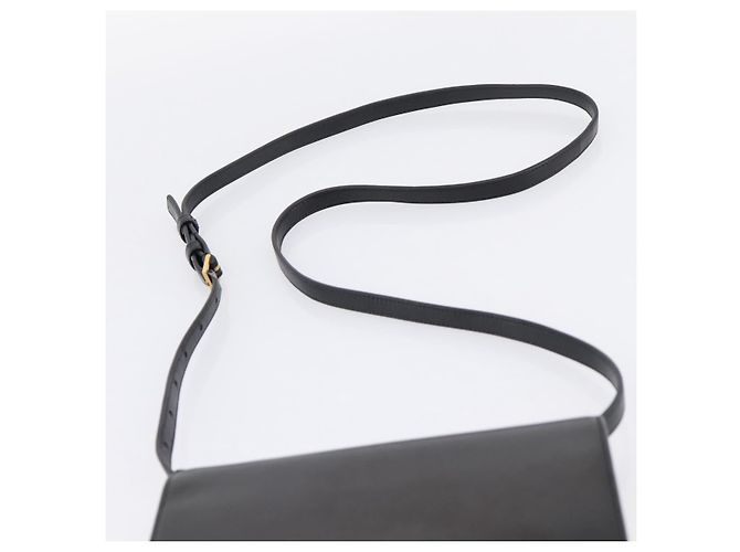 Autre Marque Borsa a tracolla SAINT LAURENT Pelle Nera Oro Auth bs36963 Nero D'oro - vista 14