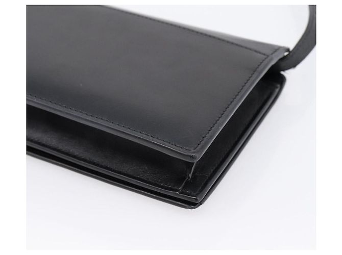 Autre Marque Borsa a tracolla SAINT LAURENT Pelle Nera Oro Auth bs36963 Nero D'oro - vista 17