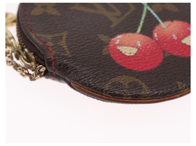 LOUIS VUITTON Monogram Cherry Porte Monnaie Ron Coin Purse M95043 Auth 202023 Monograma - vista 14