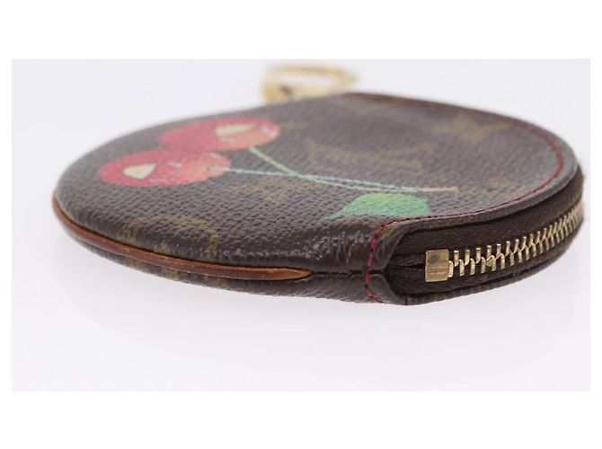 LOUIS VUITTON Monogram Cherry Porte Monnaie Ron Coin Purse M95043 Auth 202023 Monograma - vista 3