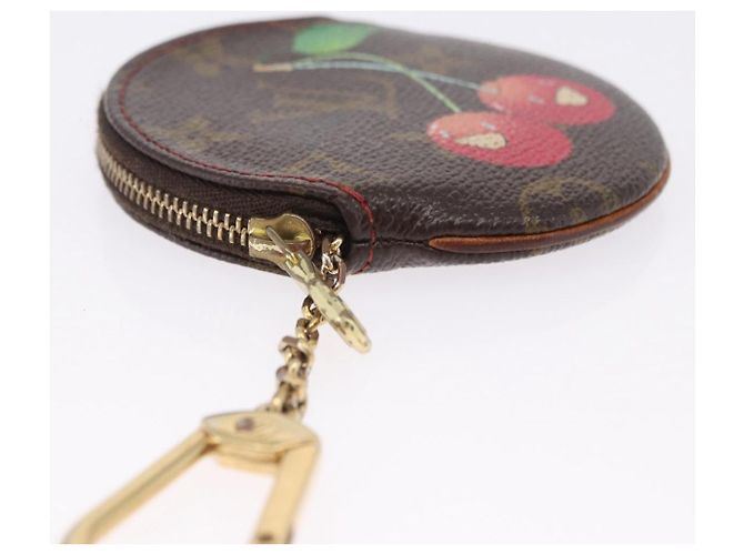 LOUIS VUITTON Monogram Cherry Porte Monnaie Ron Coin Purse M95043 Auth 202023 Monograma - vista 4