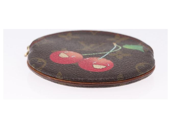 LOUIS VUITTON Monogram Cherry Porte Monnaie Ron Coin Purse M95043 Auth 202023 Monograma - vista 5