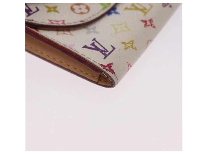 LOUIS VUITTON Multicolor Anvelop Cult De Vuitto Case White M66557 LV Auth 200098 Bianco - vista 14