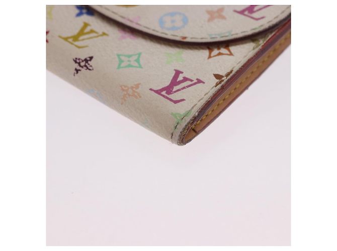 LOUIS VUITTON Multicolor Anvelop Cult De Vuitto Case White M66557 LV Auth 200098 Bianco - vista 15