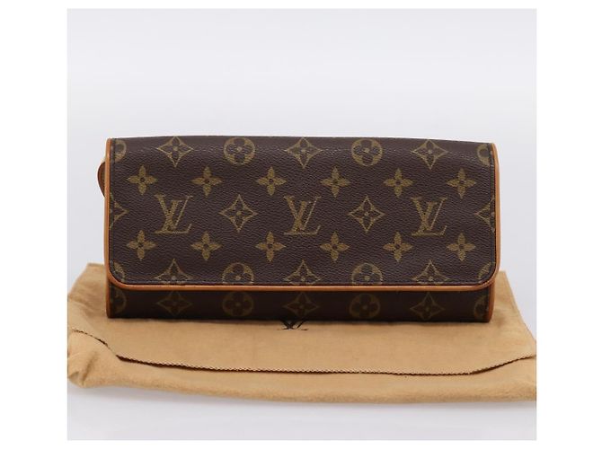 LOUIS VUITTON Monogram Pochette Twin GM Shoulder Bag M51852 LV Auth am12527V Monogramma - vista 12