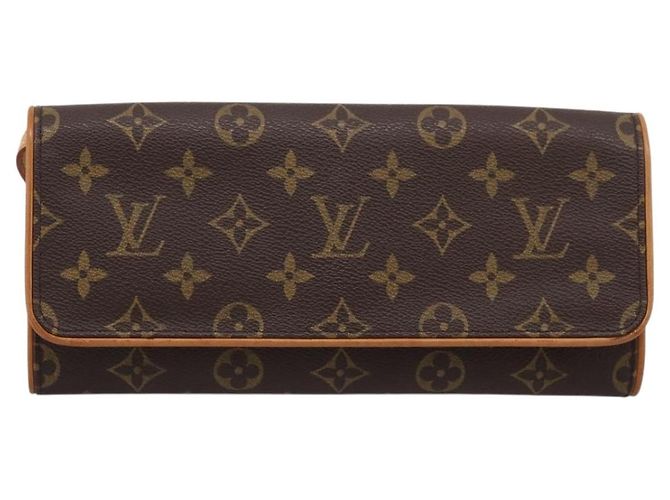 LOUIS VUITTON Monogram Pochette Twin GM Shoulder Bag M51852 LV Auth am12527V Monogramma - vista 13