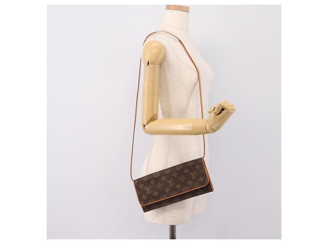 LOUIS VUITTON Monogram Pochette Twin GM Shoulder Bag M51852 LV Auth am12527V Monogramma - vista 21