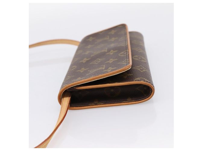 LOUIS VUITTON Monogram Pochette Twin GM Shoulder Bag M51852 LV Auth am12527V Monogramma - vista 3