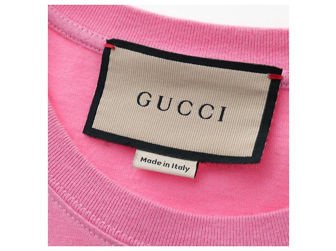 GUCCI TShirt Teddy Bear cotton XXS Pink Auth 193727M - view 15