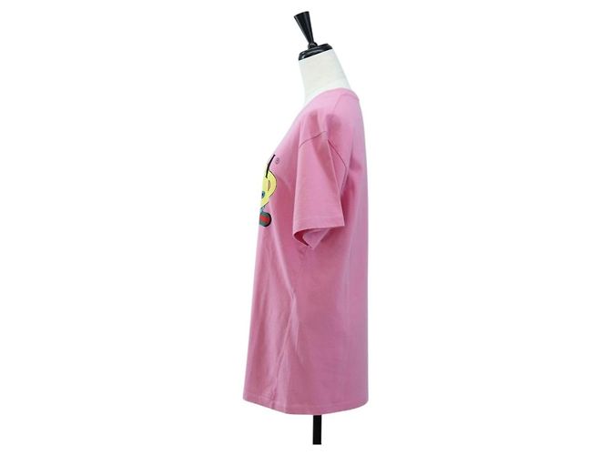 GUCCI TShirt Teddy Bear cotton XXS Pink Auth 193727M - view 3