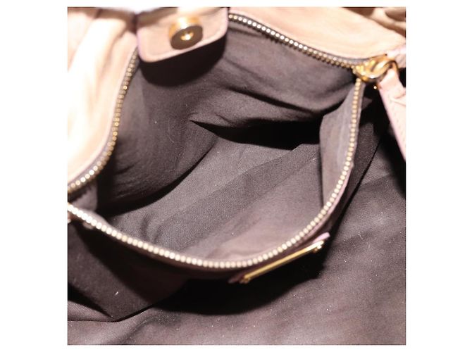 Borsa a mano Miu Miu in pelle 2way Beige tono oro Auth 199333A - vista 23