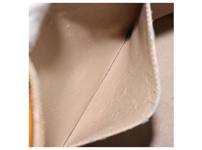 Bolso de mano LOUIS VUITTON Monogram Vernis Houston Beige M91004 LV Auth hk4033 - vista 10