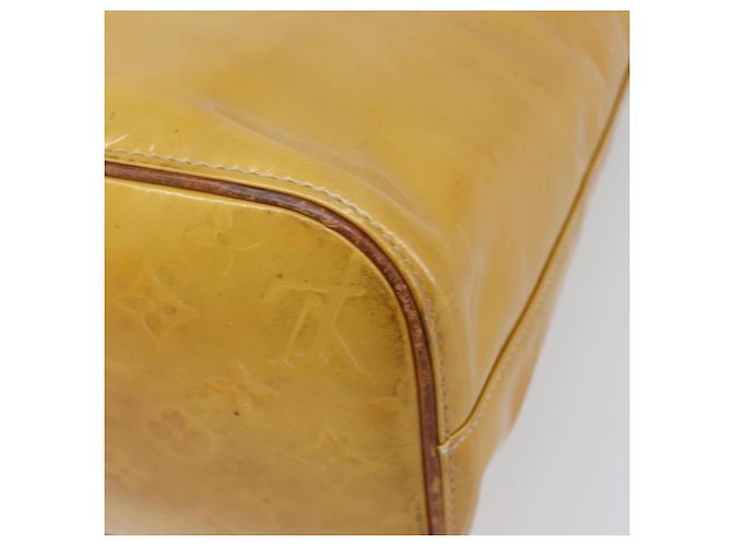 Bolso de mano LOUIS VUITTON Monogram Vernis Houston Beige M91004 LV Auth hk4033 - vista 17
