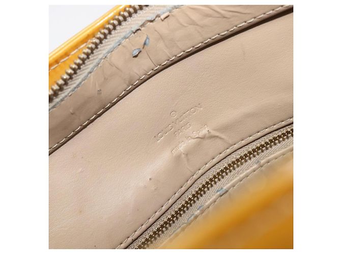 Bolso de mano LOUIS VUITTON Monogram Vernis Houston Beige M91004 LV Auth hk4033 - vista 8