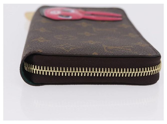 LOUIS VUITTON Monogram sun yitian Zippy Wallet Cartera M83689 LV Auth 199848SAM Monograma - vista 3
