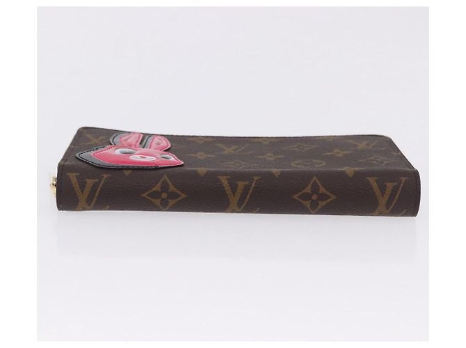 LOUIS VUITTON Monogram sun yitian Zippy Wallet Cartera M83689 LV Auth 199848SAM Monograma - vista 6