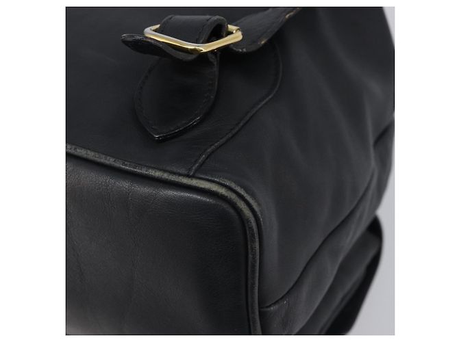 Zaino GUCCI Bamboo in pelle nera e oro 003 2058 0016 Auth fm5437 Nero D'oro - vista 18