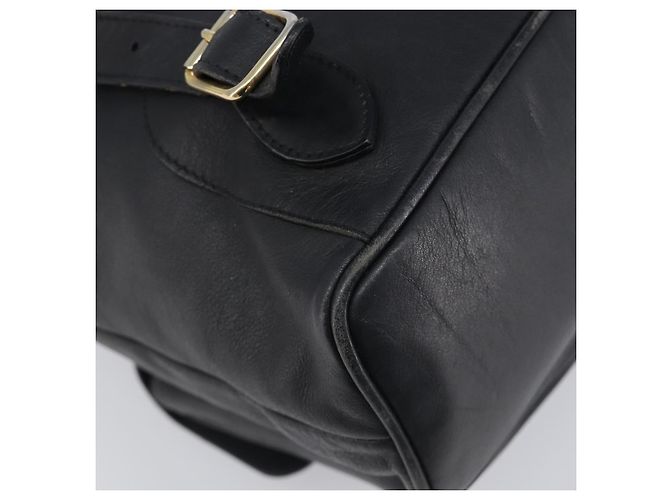 Zaino GUCCI Bamboo in pelle nera e oro 003 2058 0016 Auth fm5437 Nero D'oro - vista 9