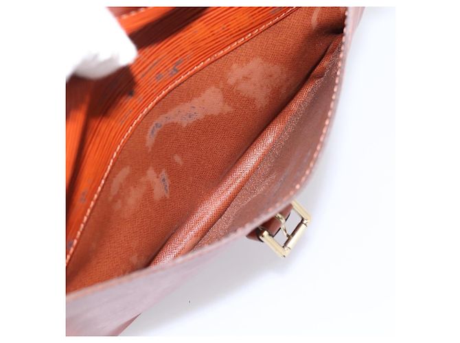 LOUIS VUITTON Epi Jeune FilleMM Shoulder Bag Brown M52153 LV Auth 201943 Marrom - vista 11