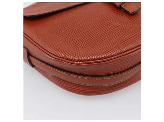 LOUIS VUITTON Epi Jeune FilleMM Shoulder Bag Brown M52153 LV Auth 201943 Marrom - vista 16
