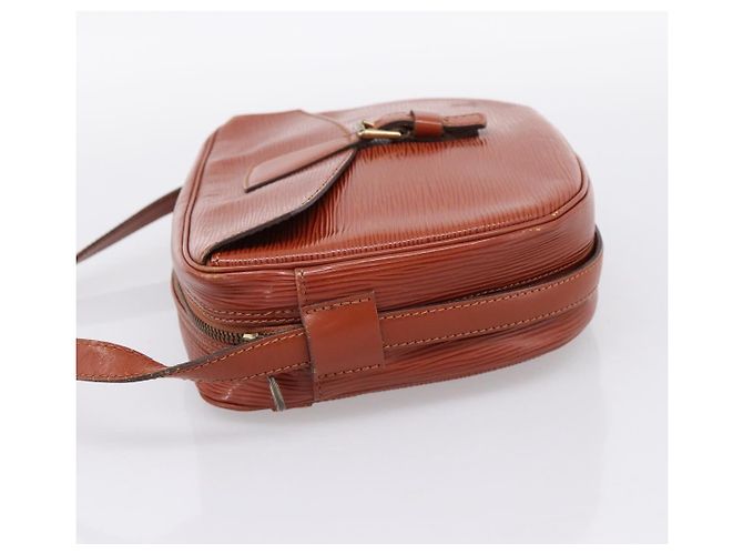 LOUIS VUITTON Epi Jeune FilleMM Shoulder Bag Brown M52153 LV Auth 201943 Marrom - vista 3