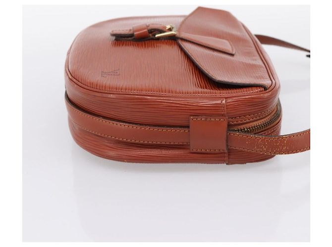LOUIS VUITTON Epi Jeune FilleMM Shoulder Bag Brown M52153 LV Auth 201943 Marrom - vista 4